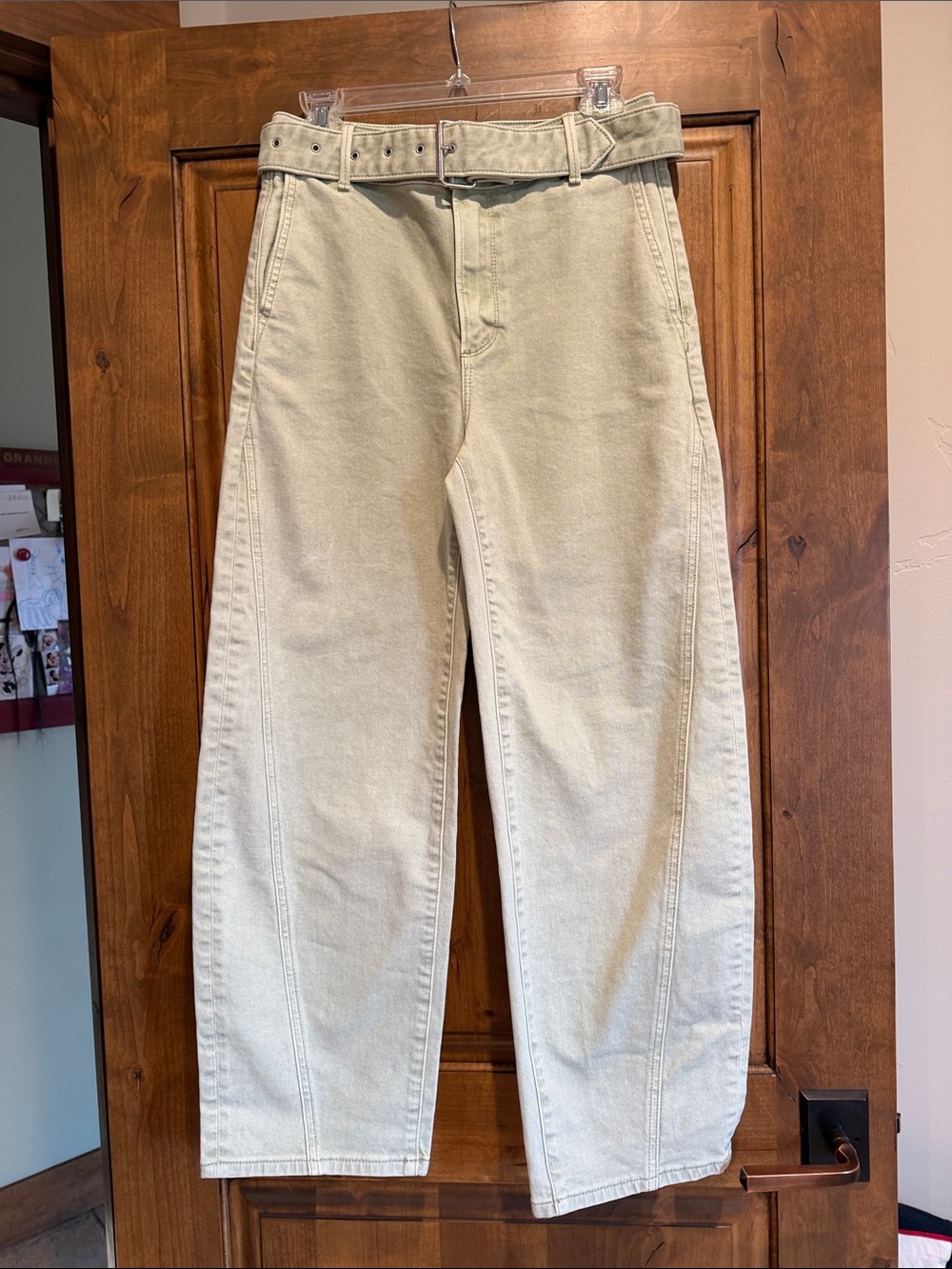 Driftwood wide leg denim pant